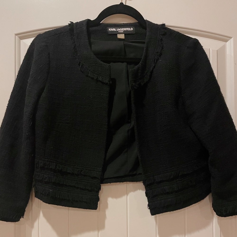 KARL LAGERFELD BLACK BLAZER